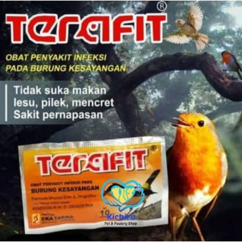 Jual Terafit Kapsul Eka Farma Obat Infeksi Untuk Burung Shopee