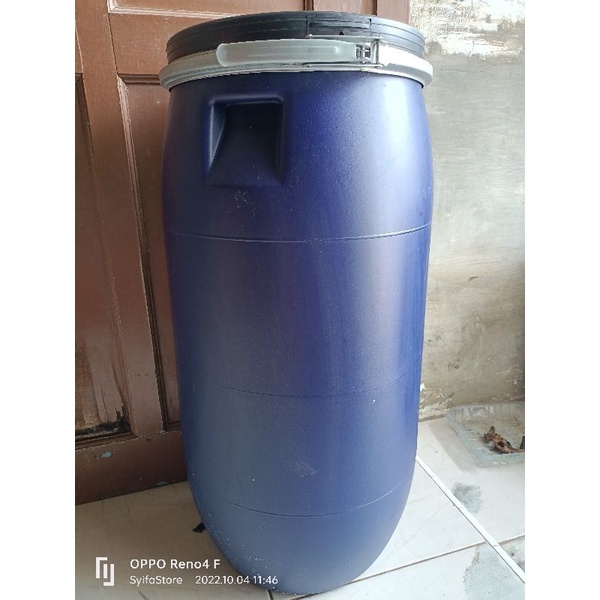 Jual Tong Sampah Drum Tempat Fermentasi Klem Ukuran Liter Shopee