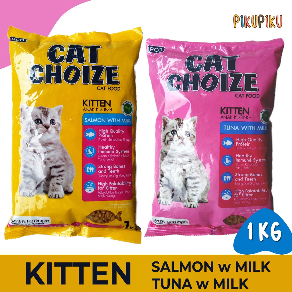 Jual Cat Choize KITTEN Salmon Tuna Milk 1 Kg Shopee Indonesia