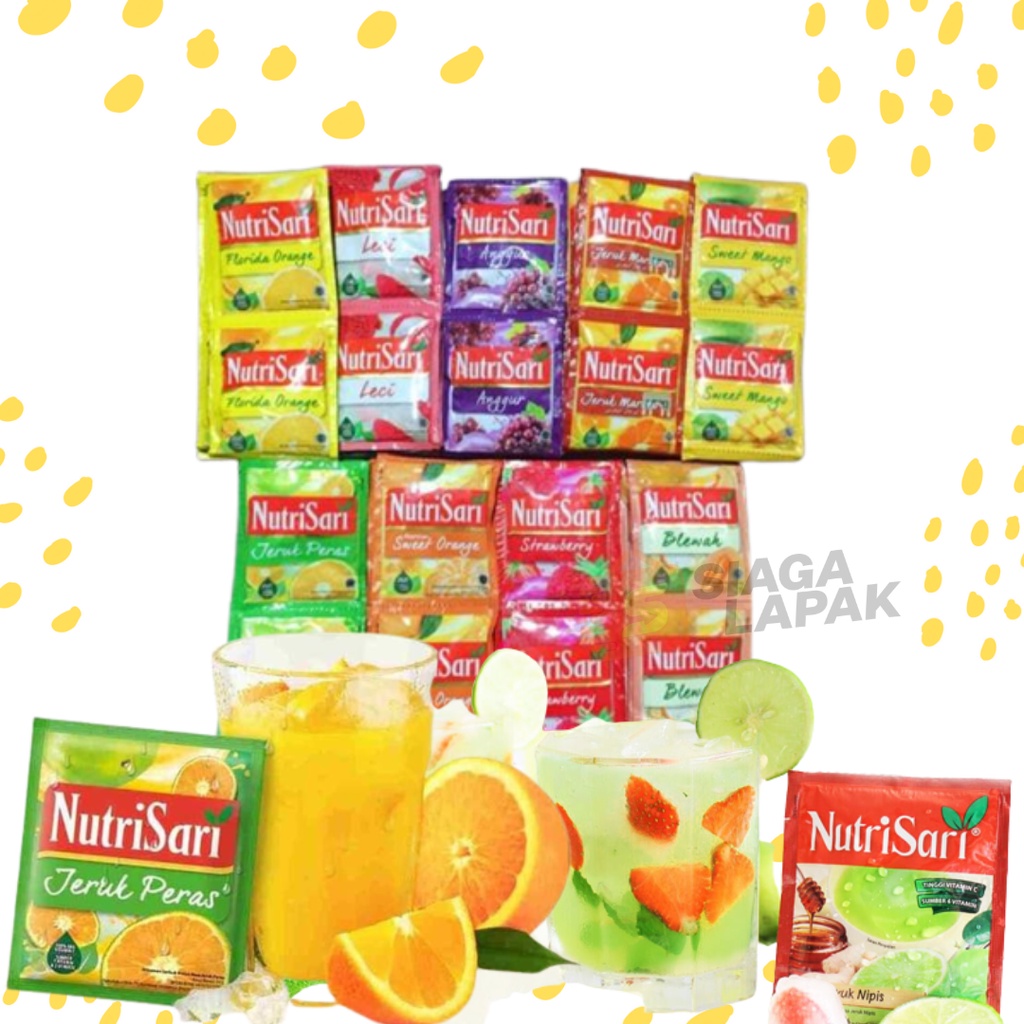 Jual Nutrisari Aneka Rasa All Varian Sachet Gr Shopee Indonesia