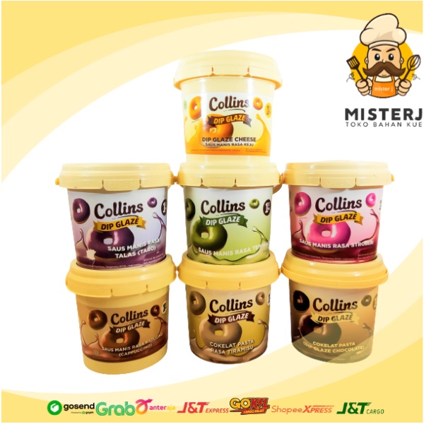 Jual Collins Dip Glaze 1 Kg All Varian Rasa Coklat Cappucino