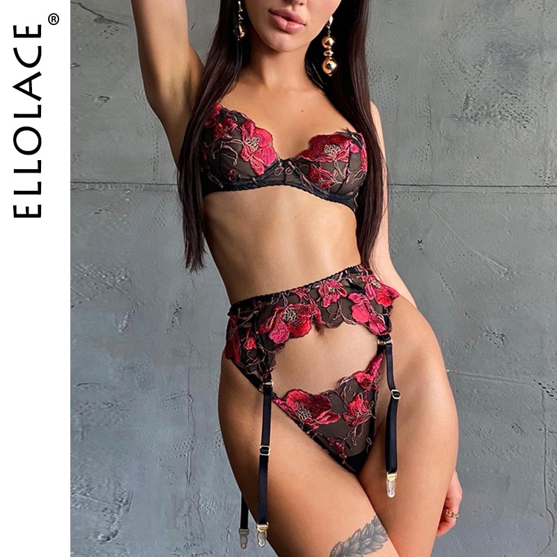 Jual PREORDER Ellolace Lingerie Mewah Pakaian Dalam Seksi Renda