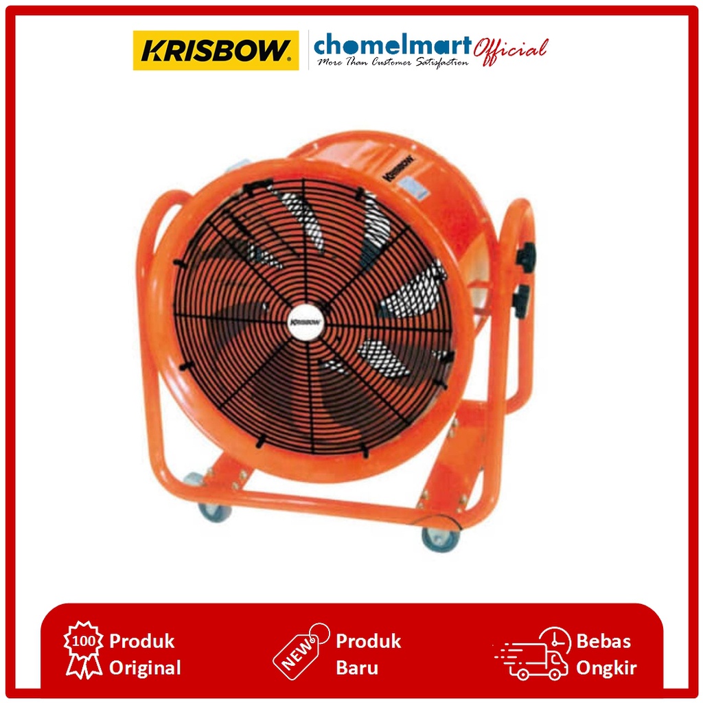 Jual Krisbow 18 Inci Kipas Ventilator Industrial Orange Shopee