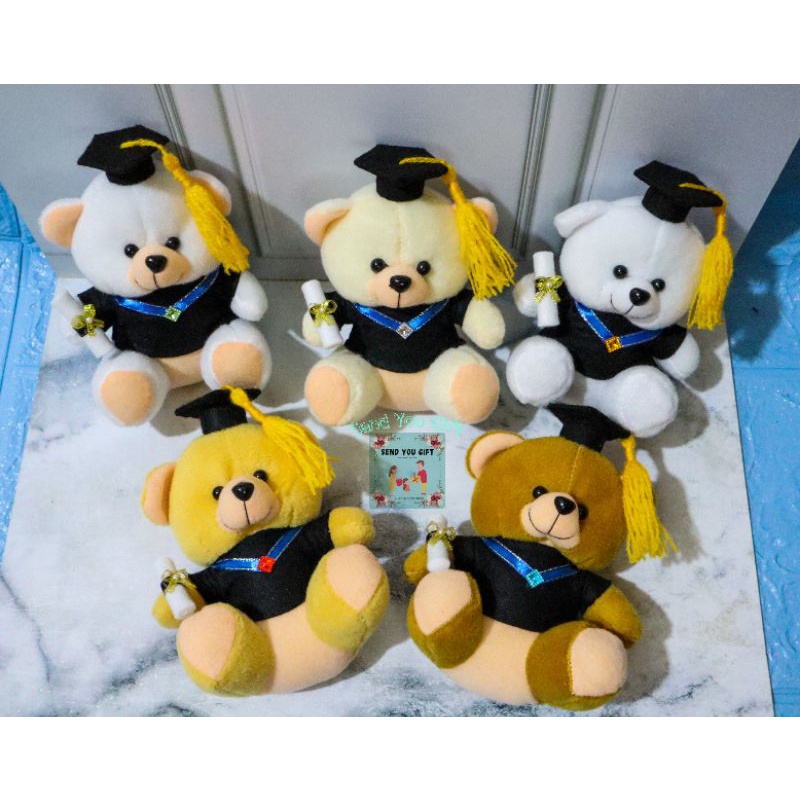 Jual Ready Boneka Wisuda Boneka Buket Bear Wisuda Mini Bear