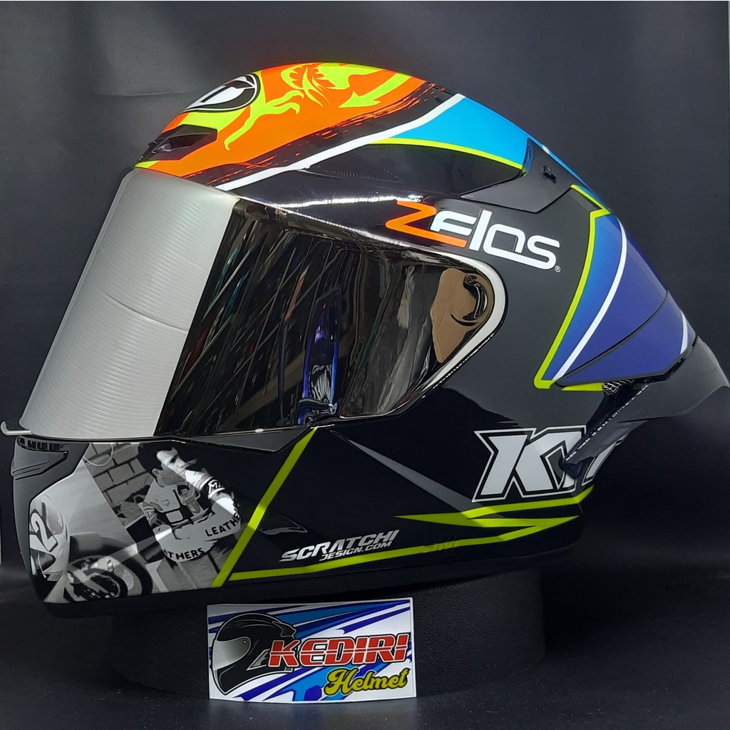 Jual Helm KYT TT COURSE XAVIER SIMEONE TTC Full Face Paket Ganteng