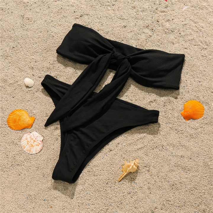 Jual Bikini Wanita GABBY Bikini Strapless Low Waist Korea Swimwear