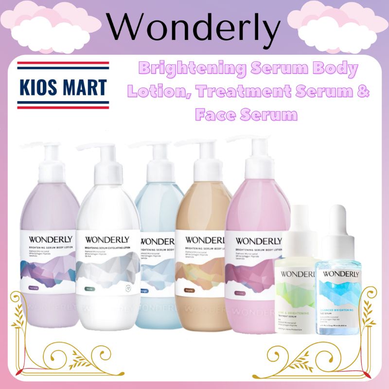 Jual Wonderly Brightening Serum Body Lotion 300ml Treatment Serum