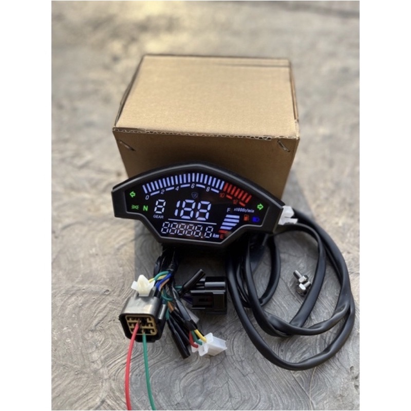 Jual Spido Speedometer GPX Digital Tipe Gpx Set Sensor Soket Shopee