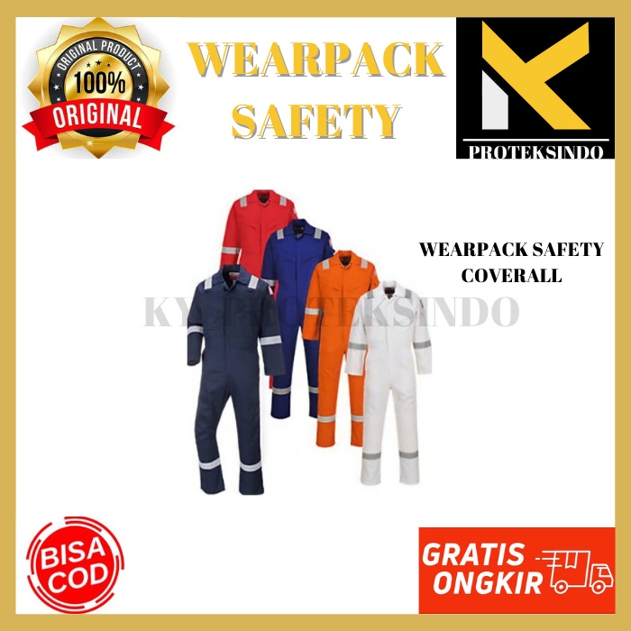 Jual Wearpack Safety Coverall Baju Safety Terusan Baju Kerja Proyek