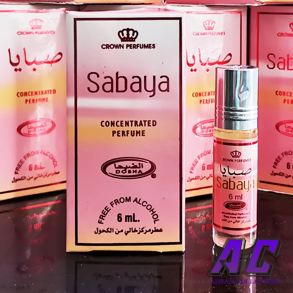 Jual D059 PARFUM ARAB DOBHA PERBOX SABAYA 6 Ml PERBOX ISI 6 BOTOL