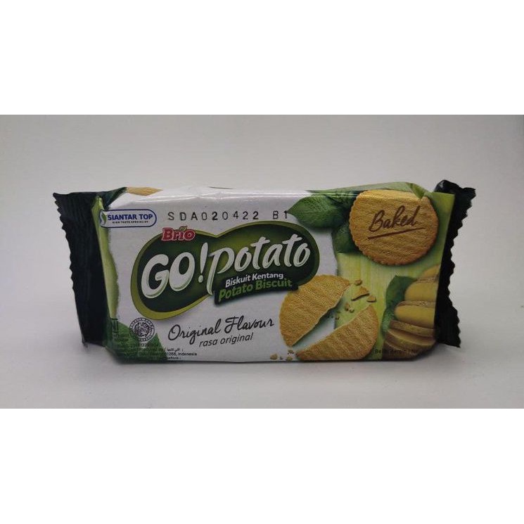 Jual Biskuit Kentang Brio Go Potato Biscuit Original Flavour Gr