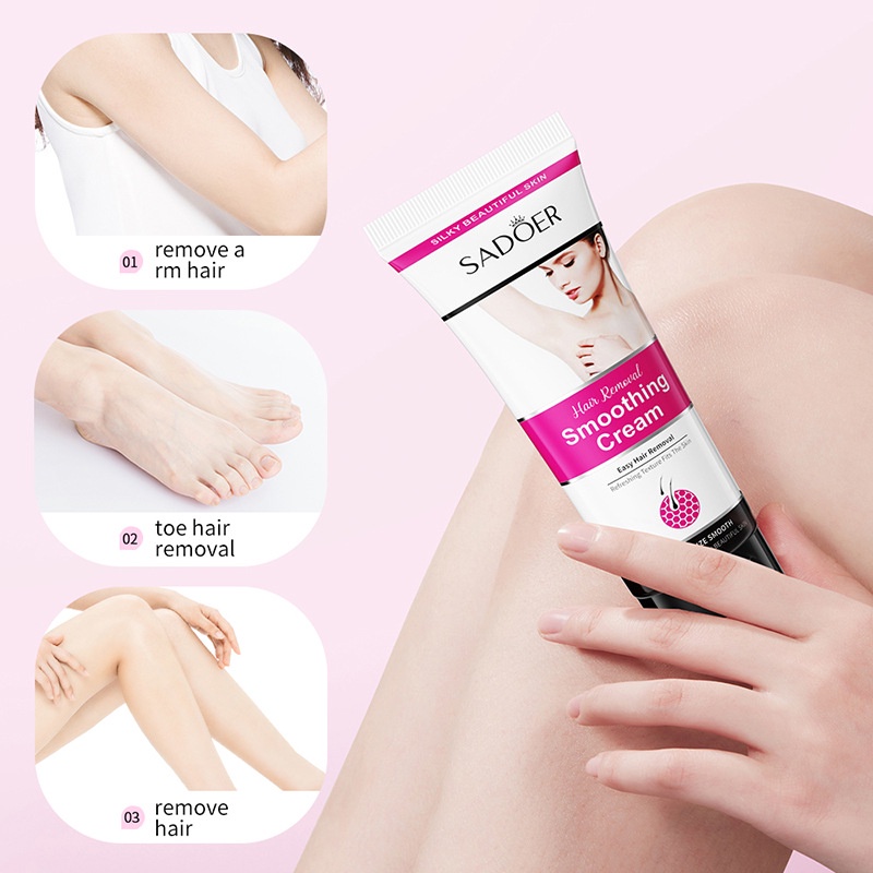 Jual Sadoer Hair Removal Cream Private Parts Painless Hair Removal