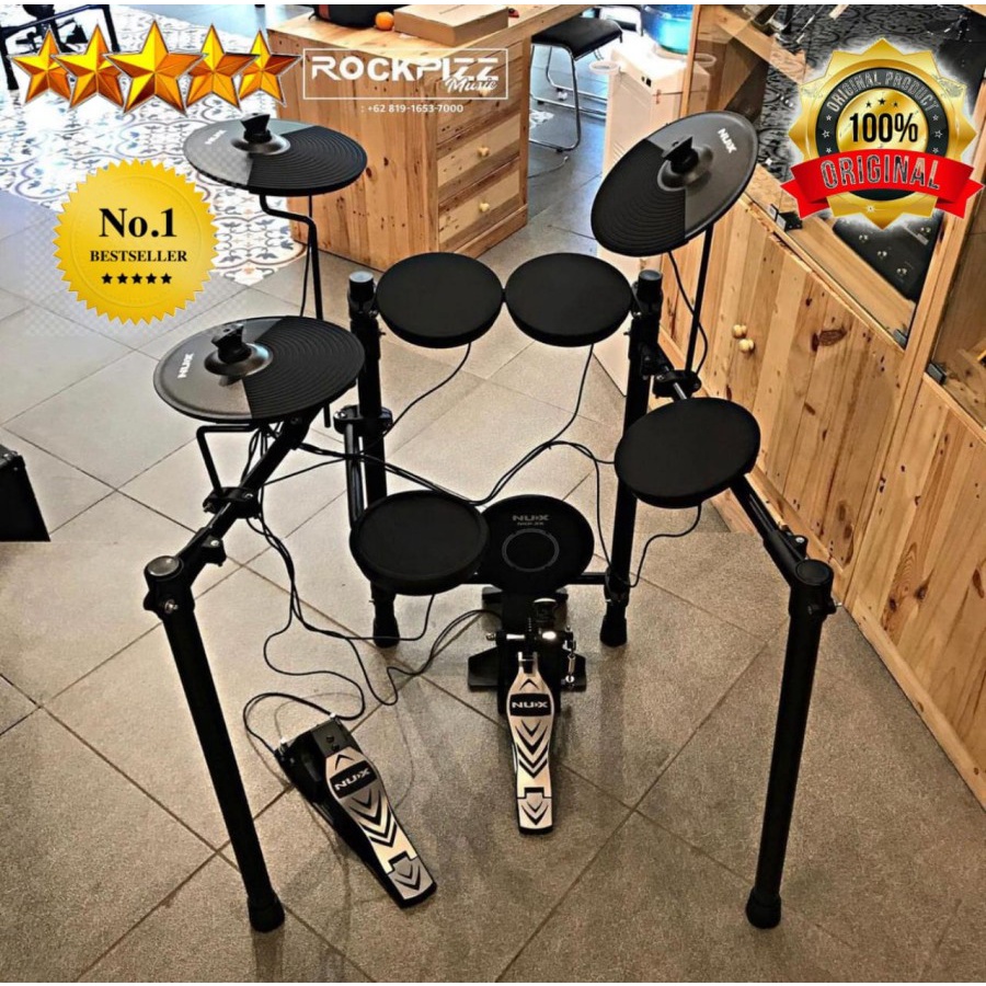 Jual Drum Elektrik Electric Drum Set Nux Dm X New Nux Dm X Dm X Ori