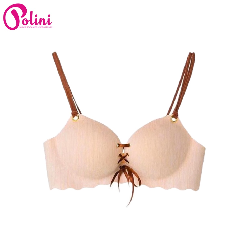 Jual POLINI Bra Wanita Push Up Model Tali Tengah Kait 3 Bh 3699