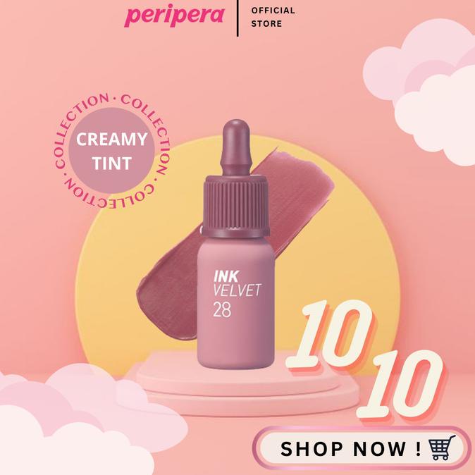 Jual PERIPERA INK VELVET 28 MAUVEFUL NUDE NUDE BREW EDITION