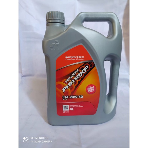 Jual Oli Pertamina Prima Xp Sae W Liter Jamin Asli Shopee