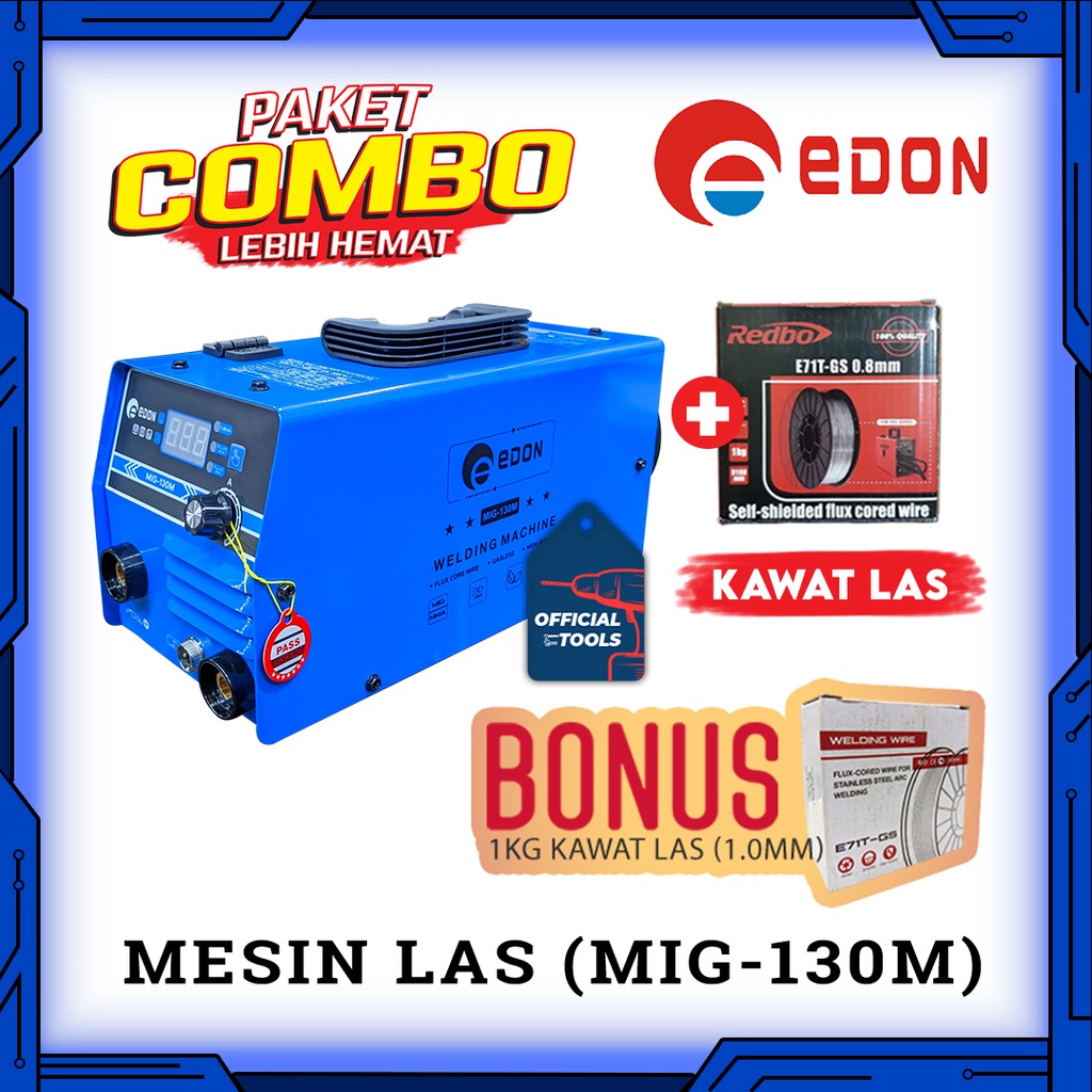 Jual Mesin Trafo Las Edon Mig M Travo Digital Inventer Welder Mma