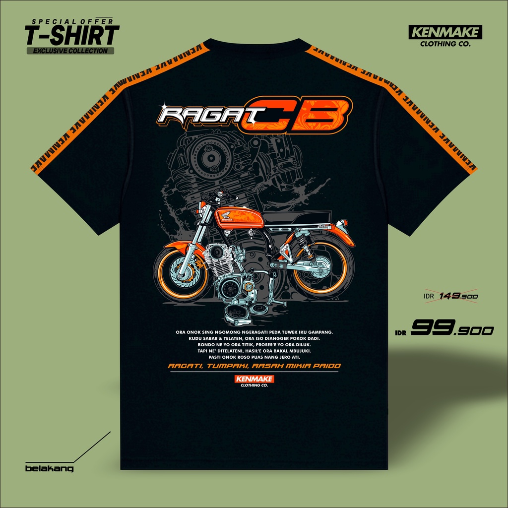 Jual T Shirt Blackedition Ragat Cb Kaos Tebal Dan Bagus Original