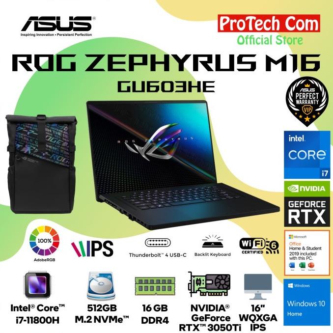 Jual Asus Rog Zephyrus M Gu He I H G Gb Rtx Ti Gb