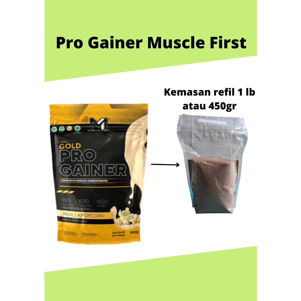 Jual M1 PRO GAINER 1 LB MUSCLE FIRST Mass PRO GAINER 450gr Shopee