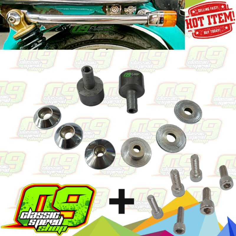 Jual Manisan Pemanis Dudukan Ring Shock Shockbreaker Set Ecer Baut L