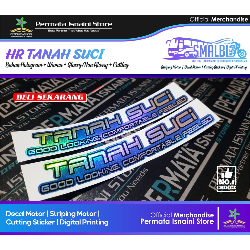 Jual Sticker Hologram Julukan Hr Tanah Suci Po Haryanto By Pis Shopee