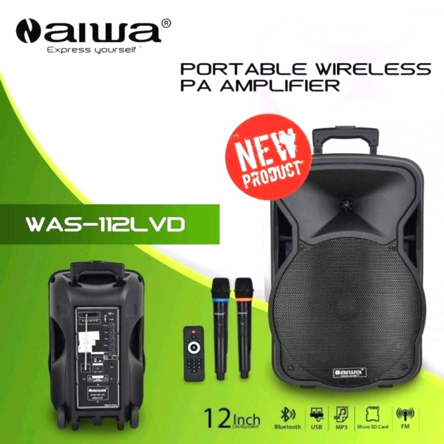 Jual Speaker Portable Wireless Meeting Aiwa Was Lvd Inch