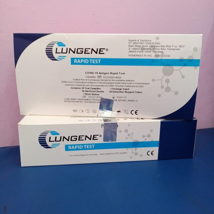 Jual Diagnosa Alat Tes Swab Antigen Rapid Test Lungene Biru Akl