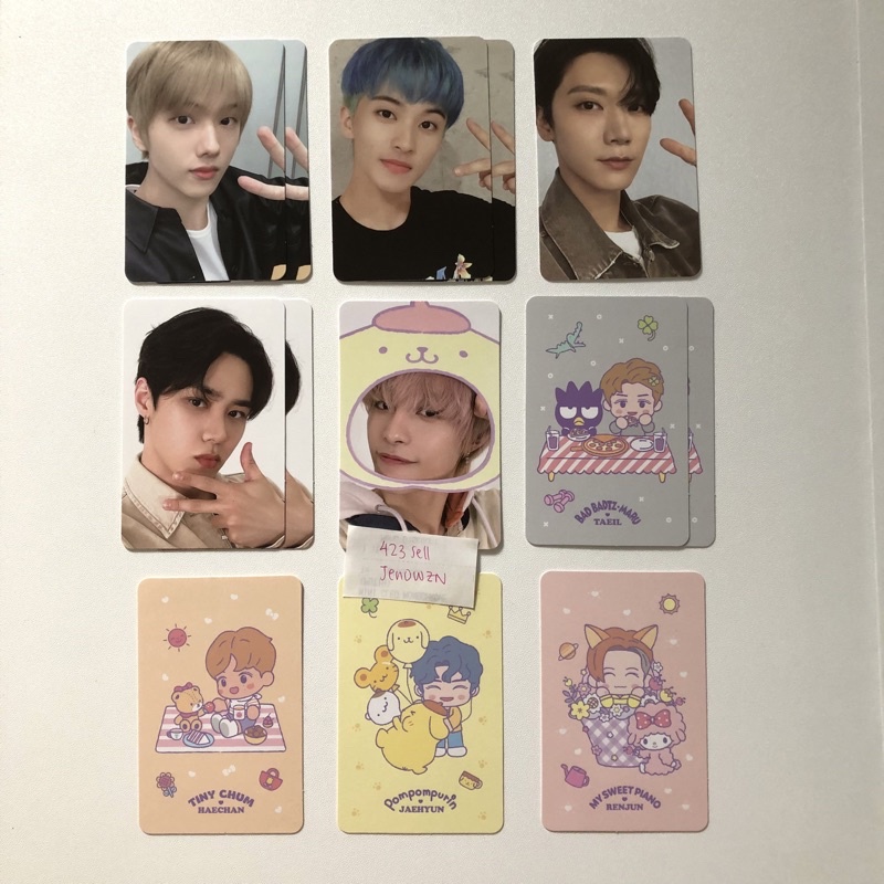 Jual READY TRADING CARD SANRIO X NCT VERSI A B KUN CHENLE KONSEP