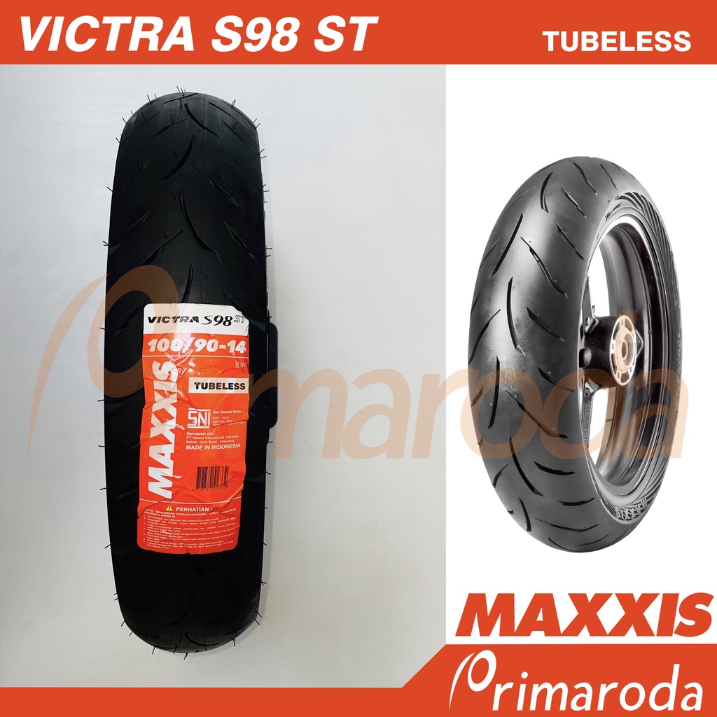 Jual Ban Motor MAXXIS Victra S98ST 100 90 Ring 14 100 90 14 Tubeless