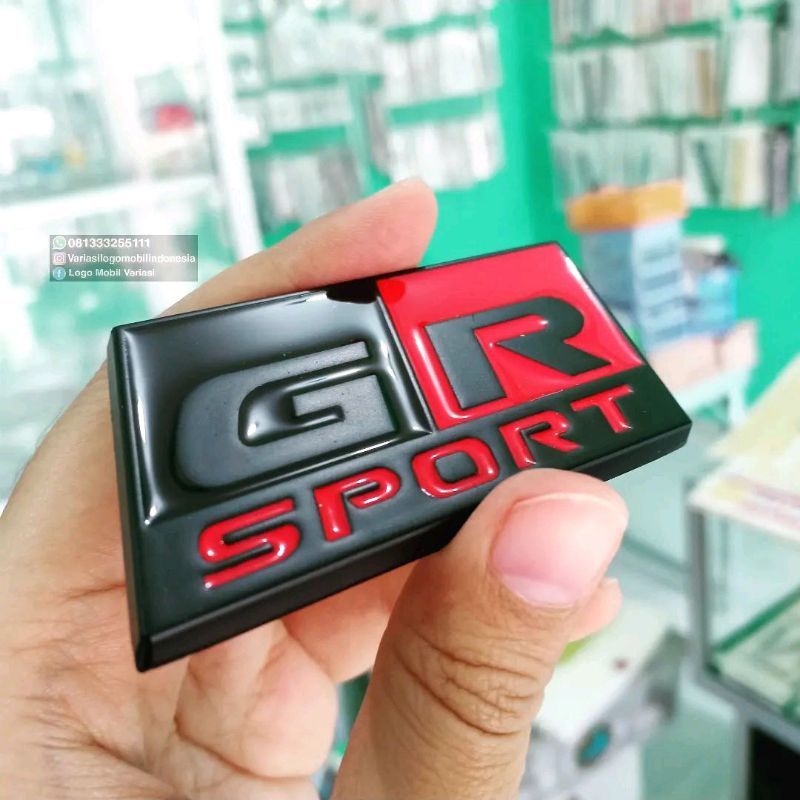 Jual Emblem Logo Gr Sport Ukuran Original Bagasi Yaris Raize Rush