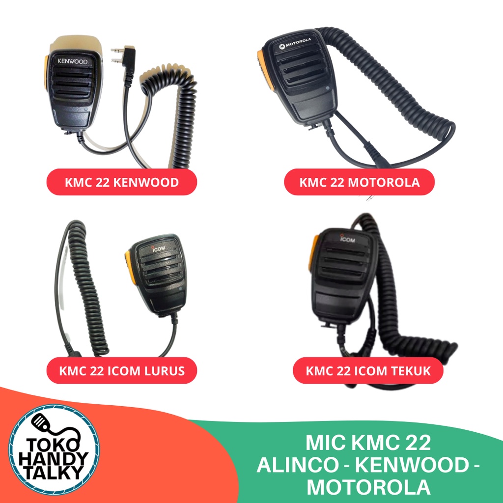 Jual EXTRA MIC HANDY TALKY KMC 22 KMC22 KMC 22 HT KENWOOD ICOM ALINCO