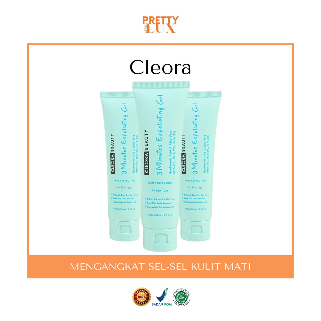 Jual Cleora Minutes Exfoliating Gel Original Bpom Shopee