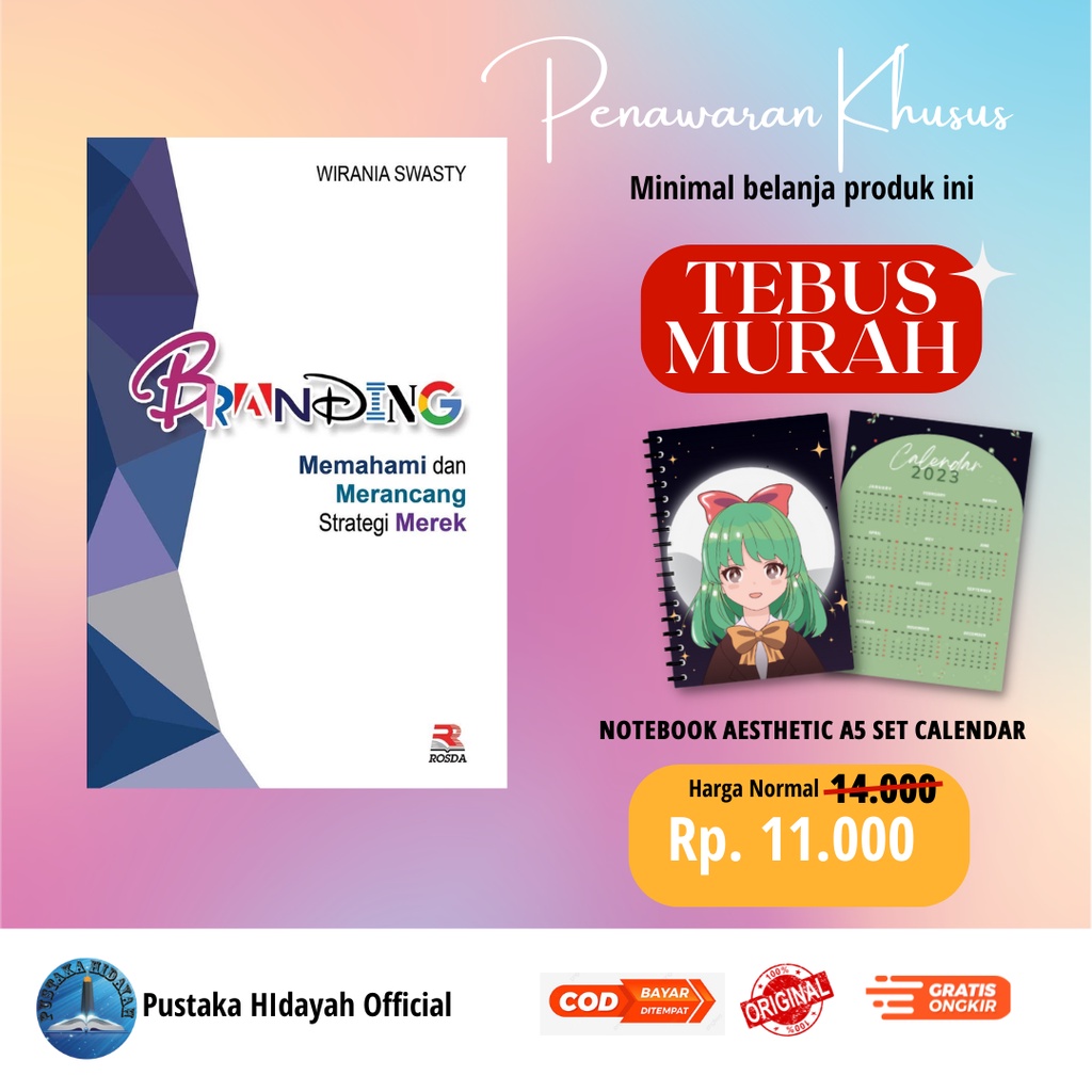 Jual Buku Branding Memahami Dan Merancang Strategi Merek Wirania