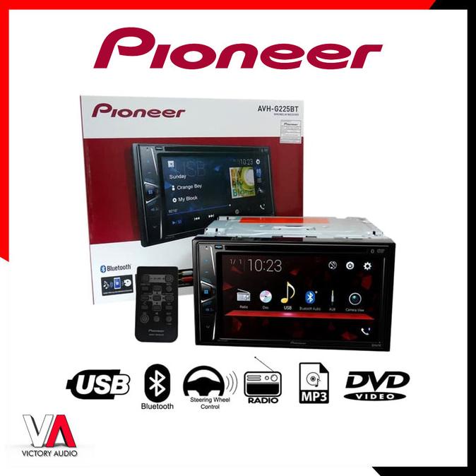 Jual Head Unit Mobil Double Din Dvd Pioneer Avh G225Bt Usb Dvd