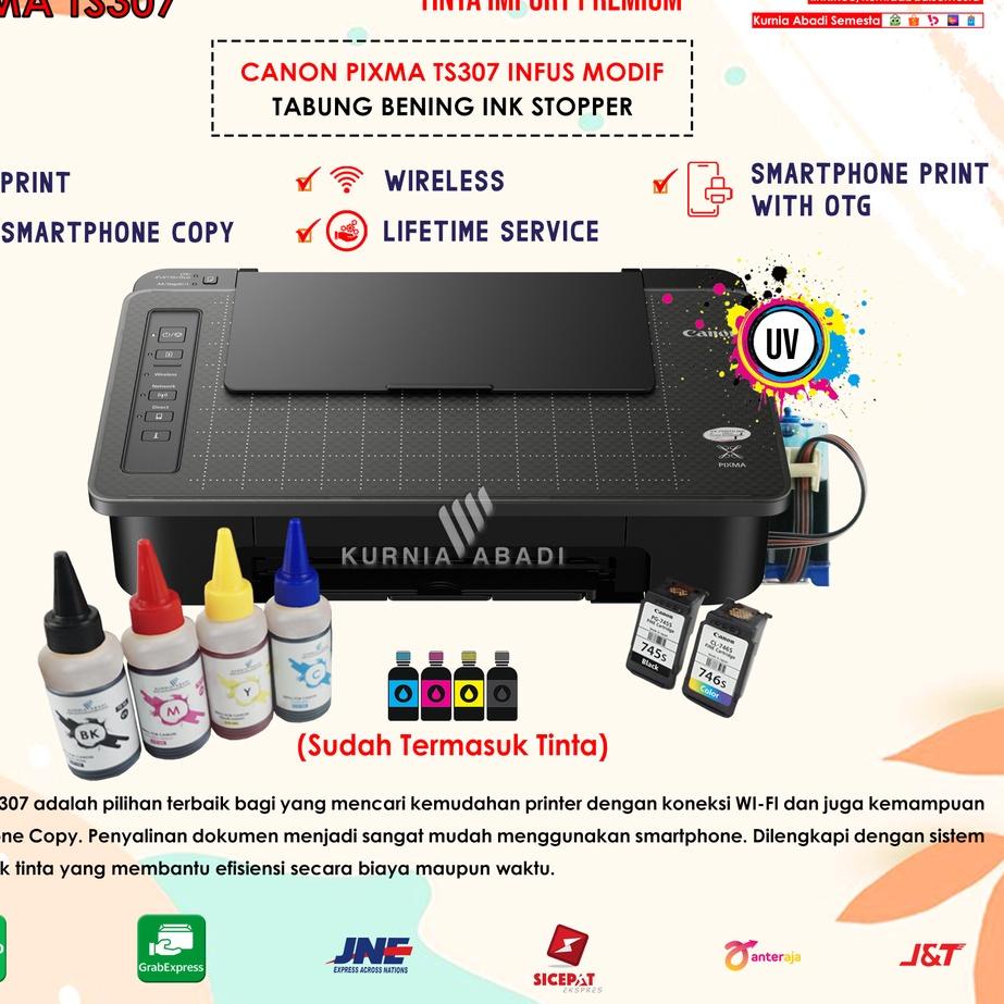 Jual Id2t7Sh Printer Canon PIXMA TS307 Infus Print WiFi Copy Wireless