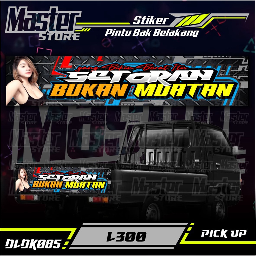 Jual Stiker Decal Pintu Bak Belakang All Pick Up Pick Up L300 FUTURA