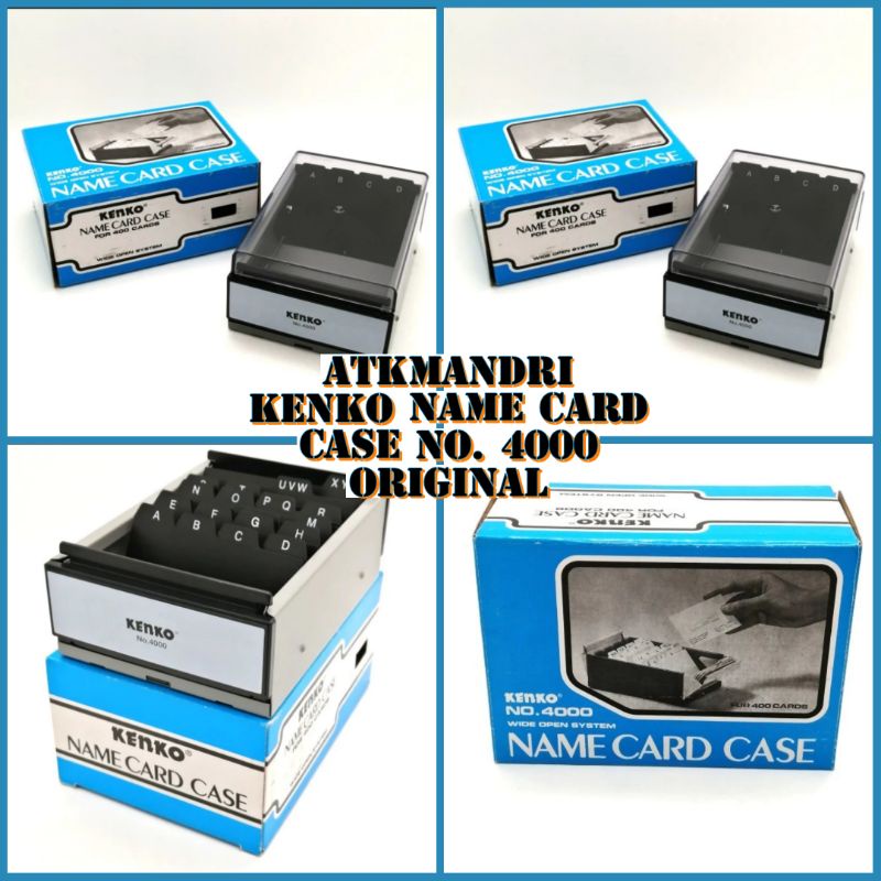 Jual KENKO NAME CARD CASE NO 4000 WIDE OPEN SYSTEM ORIGINAL NEW