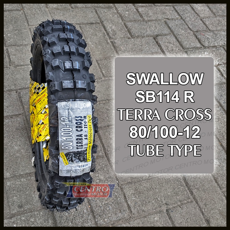 Jual BAN SWALLOW SB 114R TERRA CROSS 80 100 12 TUBE TYPE Shopee Indonesia