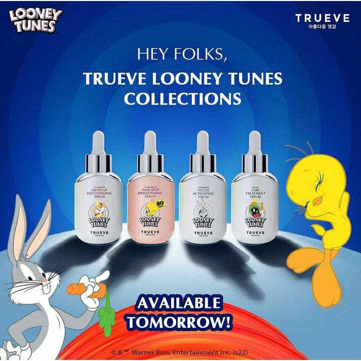 Jual TRUEVE X Looney Tunes LUMINOUS DARK SPOT ULTIMATE DROPS ACNE