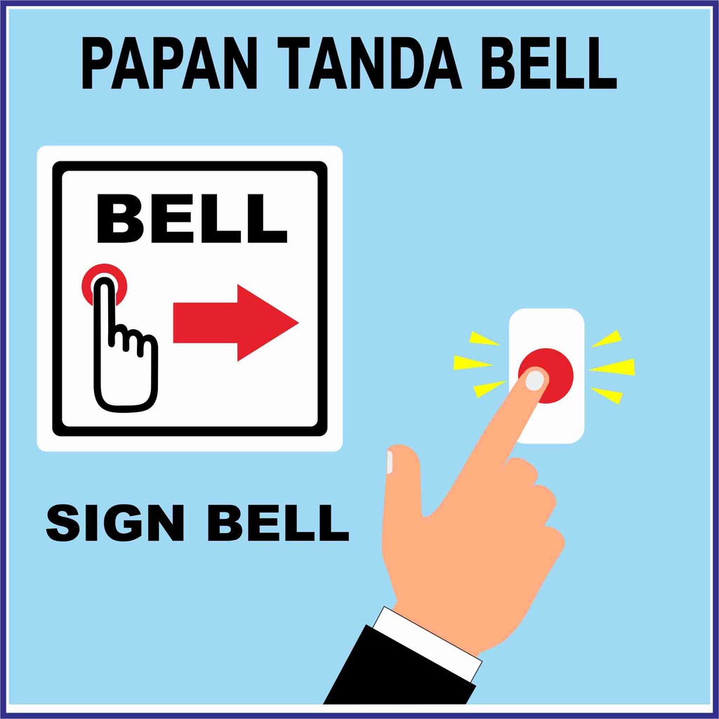 Jual Papan Tanda Bell Rumah Sign Board Shopee Indonesia