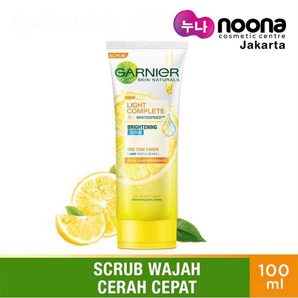 Jual GARNIER LIGHT COMPLETE BRIGHTENING SCRUB 100ML Shopee Indonesia