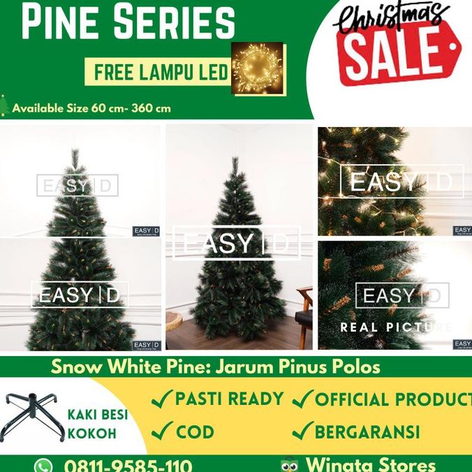 Jual POHON NATAL 1 2 METER 1 METER 1 2 M 120 CM 4FT JARUM PINUS