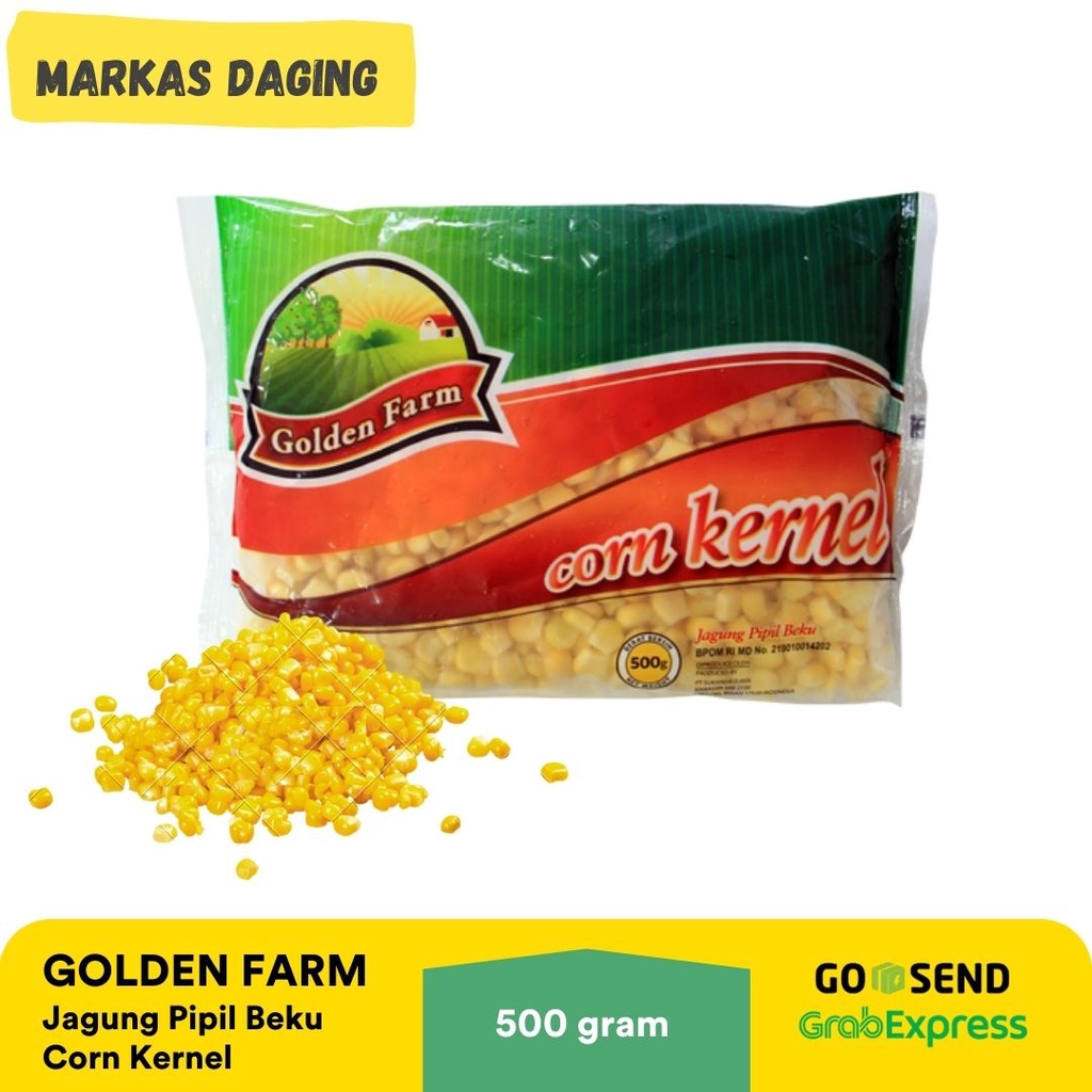 Jual Golden Farm Corn Kernel Jagung Pipil Beku 500 Gram Shopee