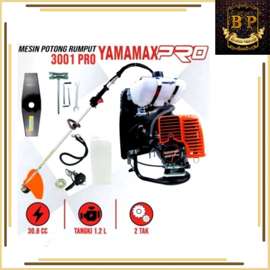 Jual Mesin Potong Rumput Gendong 2 Tak Yamamax Pro 3001 PRO Shopee