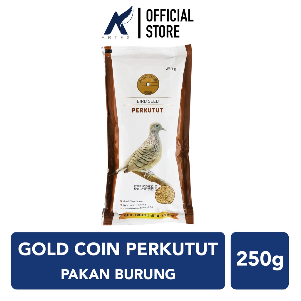 Jual Gold Coin Perkutut Pakan Makanan Burung Goldcoin Perkutut Gram