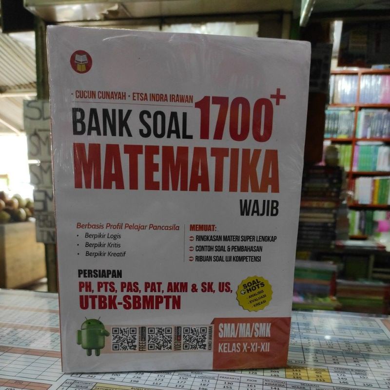 Jual BANK SOAL 1700 MATEMATIKA WAJIB SMA MA SMK KELAS X XI XII YRAMA