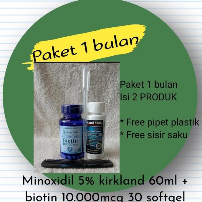 Jual Minoxidil Biotin Mcg Isi Softgel Paket Bulan Shopee