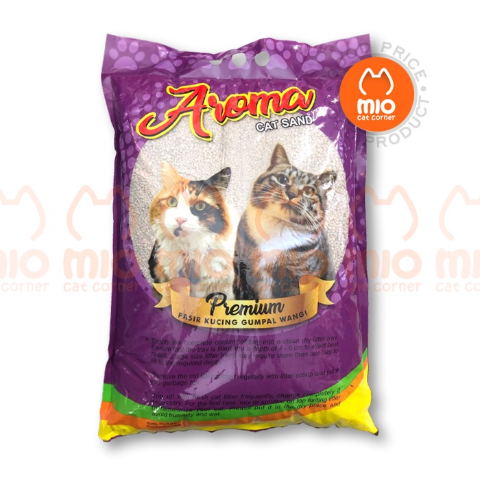 Jual Aroma Cat Litter 25 Ltr Pasir Gumpal Wangi Kucing Bentonite 25