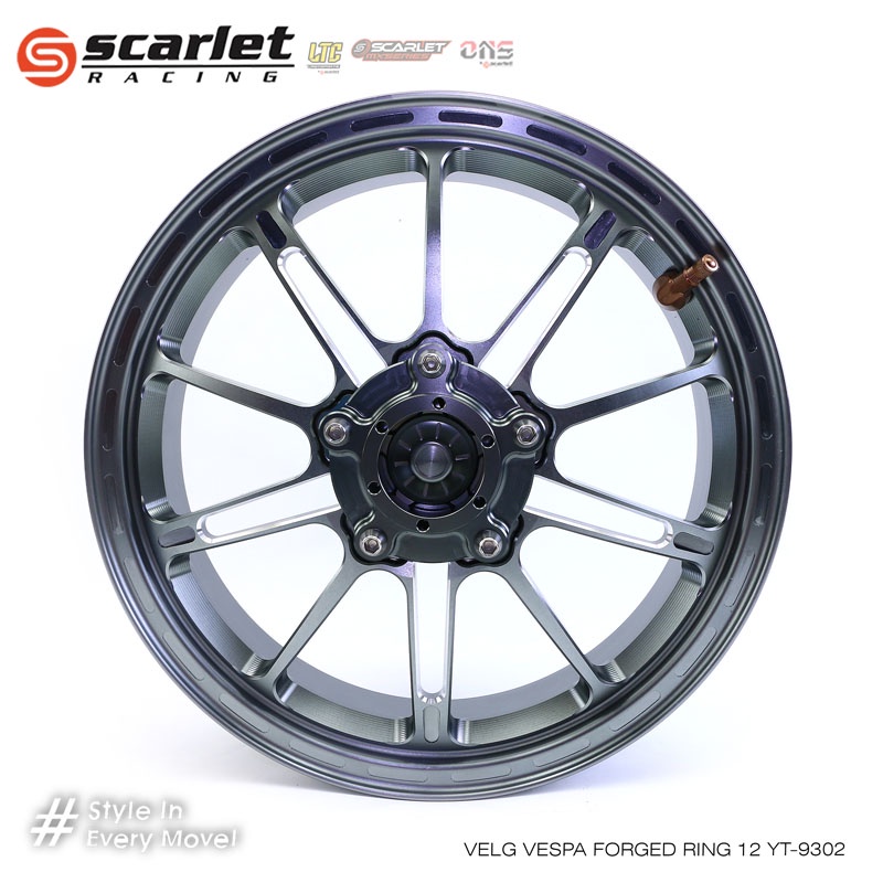 Jual Scarlet Racing Velg Pelek Rim Alloy Vespa Forged Ring Yt